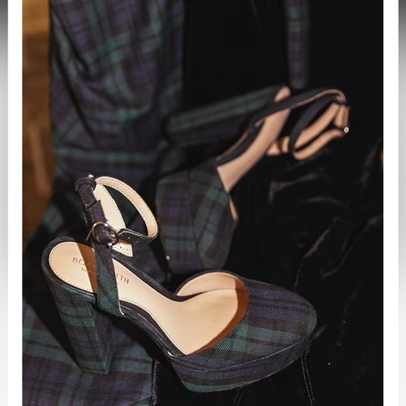 ANTONIO MELANI Shoes - Antonio Melani x Born on Fifth Liv Tartan Plaid Closed Toe Platform Dress Pumps